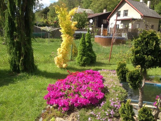 Foto: DAVLE19 08 - Zdn patrov chatovilka u eky se zahradou 453 m²