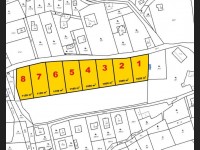 6 stavebnch parcel v Krhanicch u Jlovho